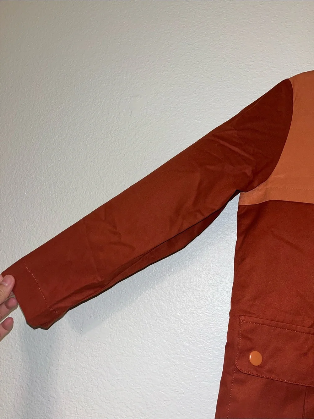 The Sunday Collective Kids Hooded Jacket Burnt Henna Quilted Lined Size 8Y NWT